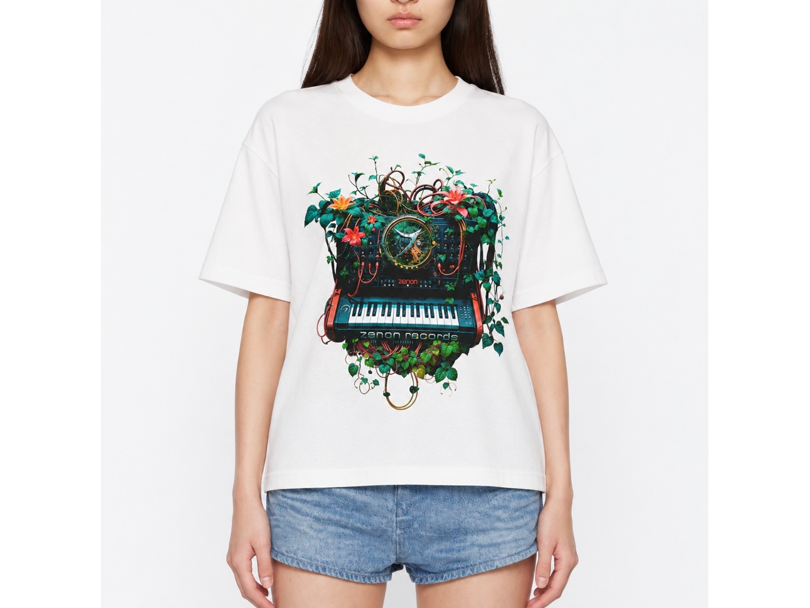 Rockinstone Synth Organix Zenon Records T Shirt Unique Designer Style