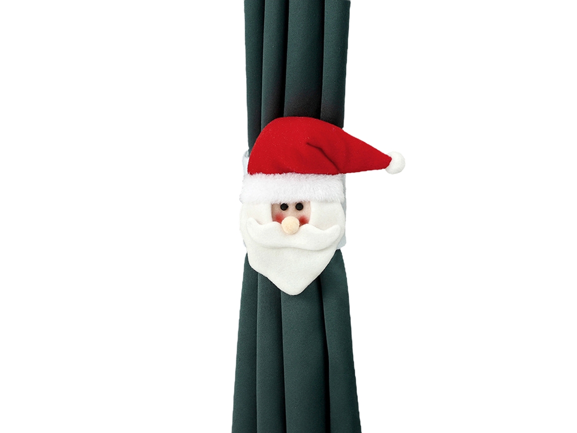Guia de Natal Criativo para Cortinas com Bonecos Animados 36x17cm LAXISCREED