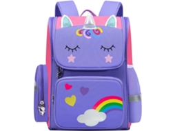 Mochila De Unicornio Para Niñas, Mochila Para Niños, Mochila De Unicornio Lindo, Morado Nuevo,novo