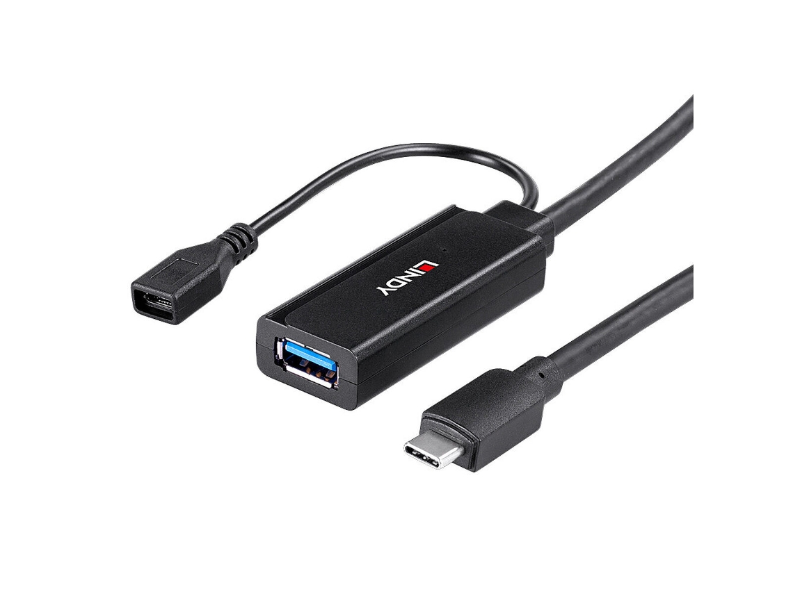 Hub Usb LINDY 43344 Preto
