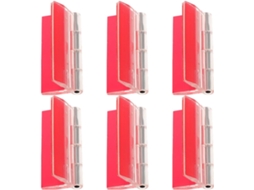 Dobradiças Pequenas De Acrílico, Conjunto De 6 Peças, Autoadesivas, Para Decoração De Casa E Portas Armários