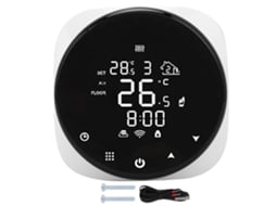 Termostato Inteligente Wifi 16A Programável para Aquecimento de Piso Água/elétrico e Caldeira Gás (AC90-240V) | S/MARCA