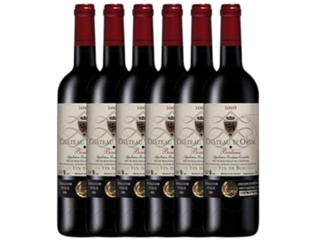 Vinho VIGNOBLES SAUJON Vignobles Saujon Château D'Orval Bordeaux Crianza (0.75 L - 6 unidades)