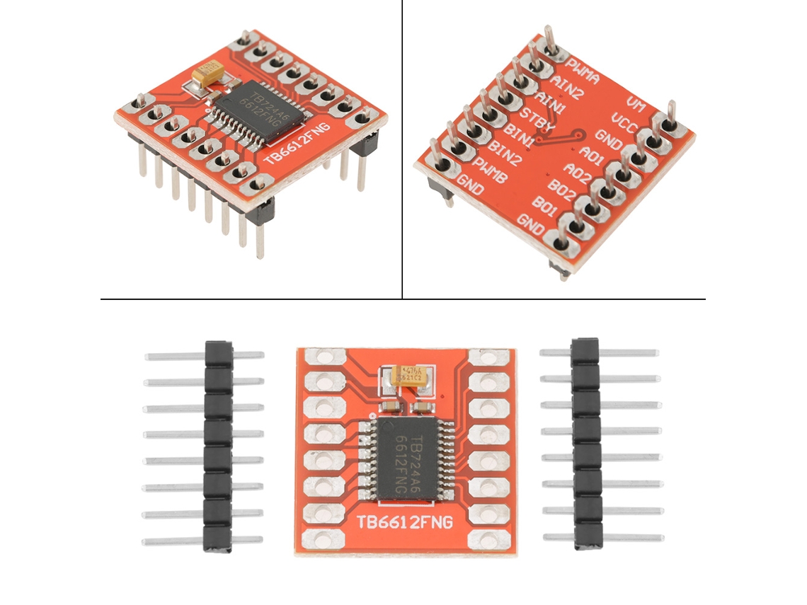 Módulo Driver Motor Tb6612fng Para Microcontrolador