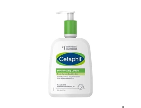 Loção Hidratante Cetaphil 500 Ml Sem Álcool Para Todos Os Tipos De Pele Textura Leve