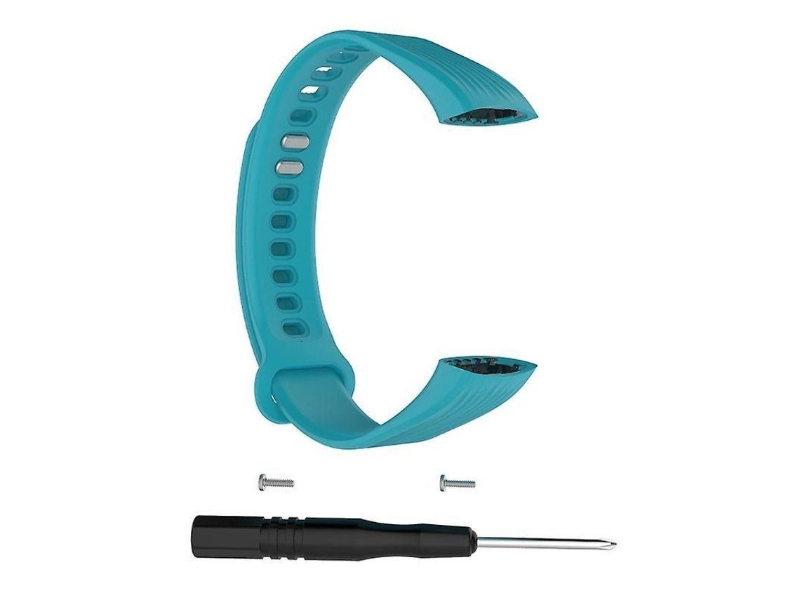 Yuru pulseira Protetora de Silicone À Prova D'água para Huawei Honor3 Smartwatch, Azul