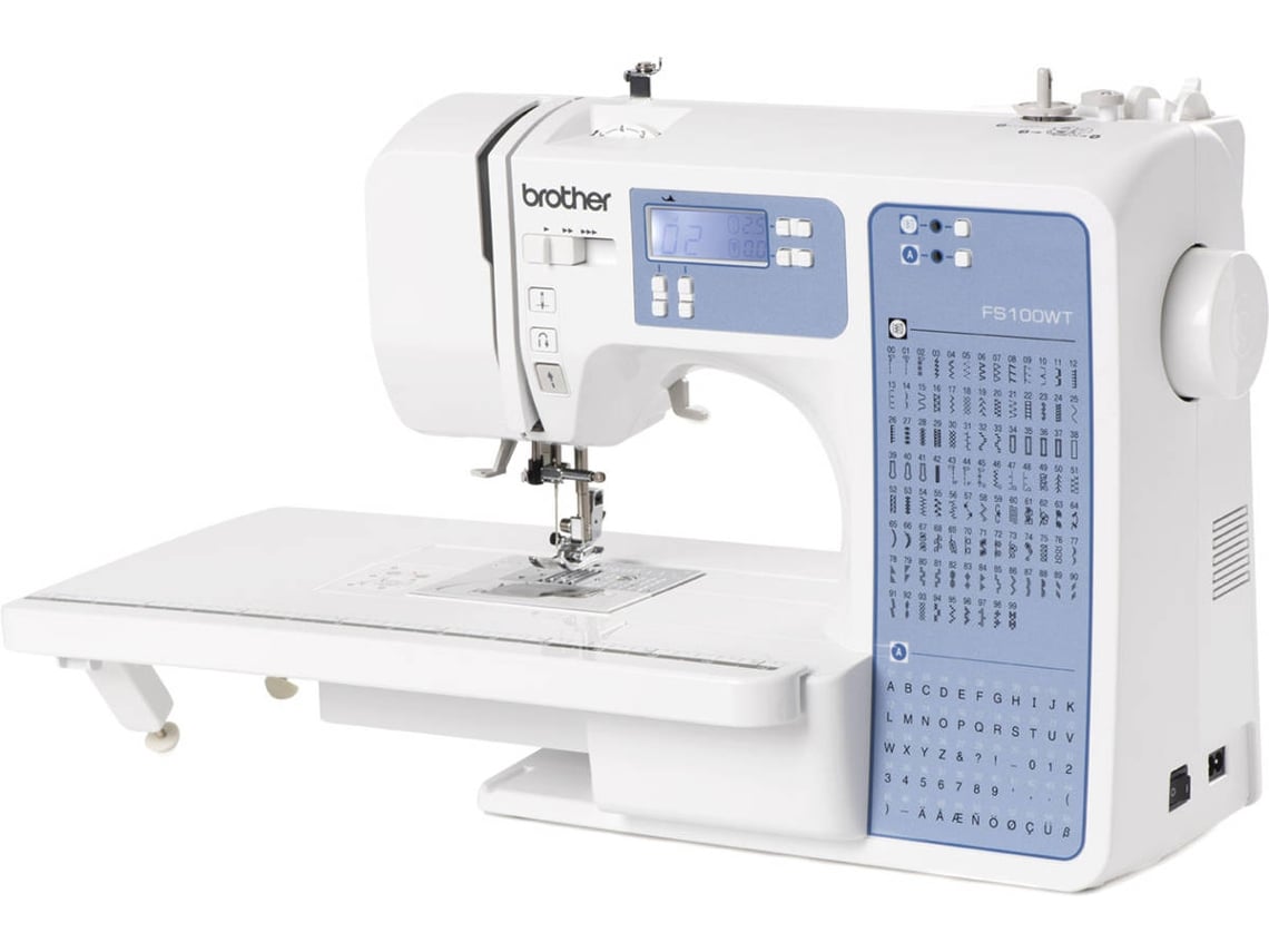 Máquina de Costura BROTHER FS100WT Worten.pt