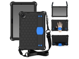 Capa Para Tablet Lurelia, Compatível Com Samsung Galaxy Tab A9plus X216, Azul, Suporte Giratório, Proteção Antiquedas