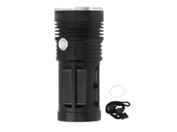 Lanterna LED 2026 de 10000lm, resistente à água, leve e portátil, com longo alcance, ideal para camping e atividades ao ar livre.