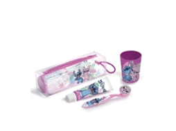Conjuntos Crianças E Bebês Stitch Dental Estuche 4 Pz