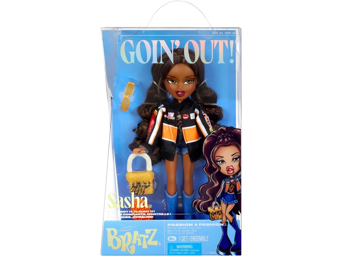Boneca Bratz Sasha Out Jade 25cm Mga