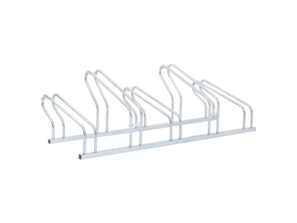 Vidaxl Suporte Independente Para 5 Bicicletas Aço Galvanizado