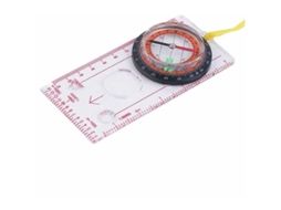 Régua de Base com Bússola BRILVIBERA (Dc45,5cm) para Camping e Trilhas