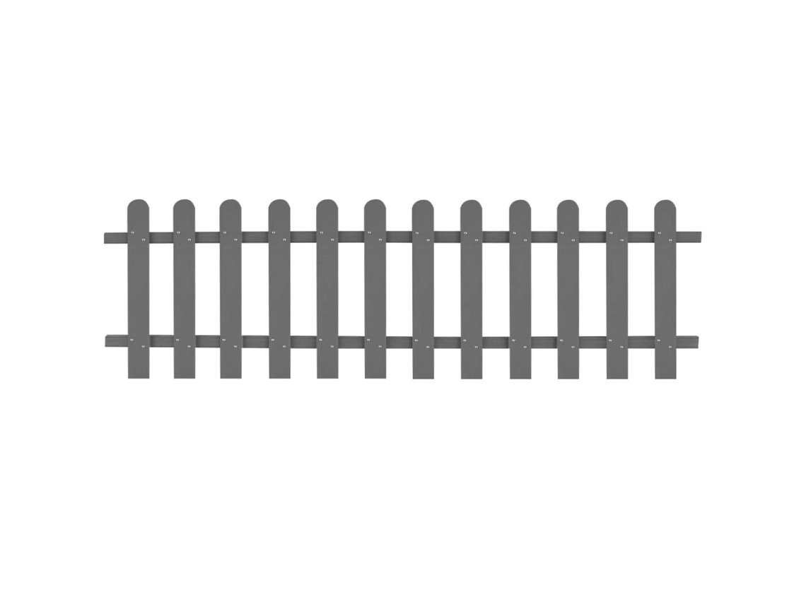 Cerca De Estacas Em Wpc 200x60 Cm DKD HOME DECOR