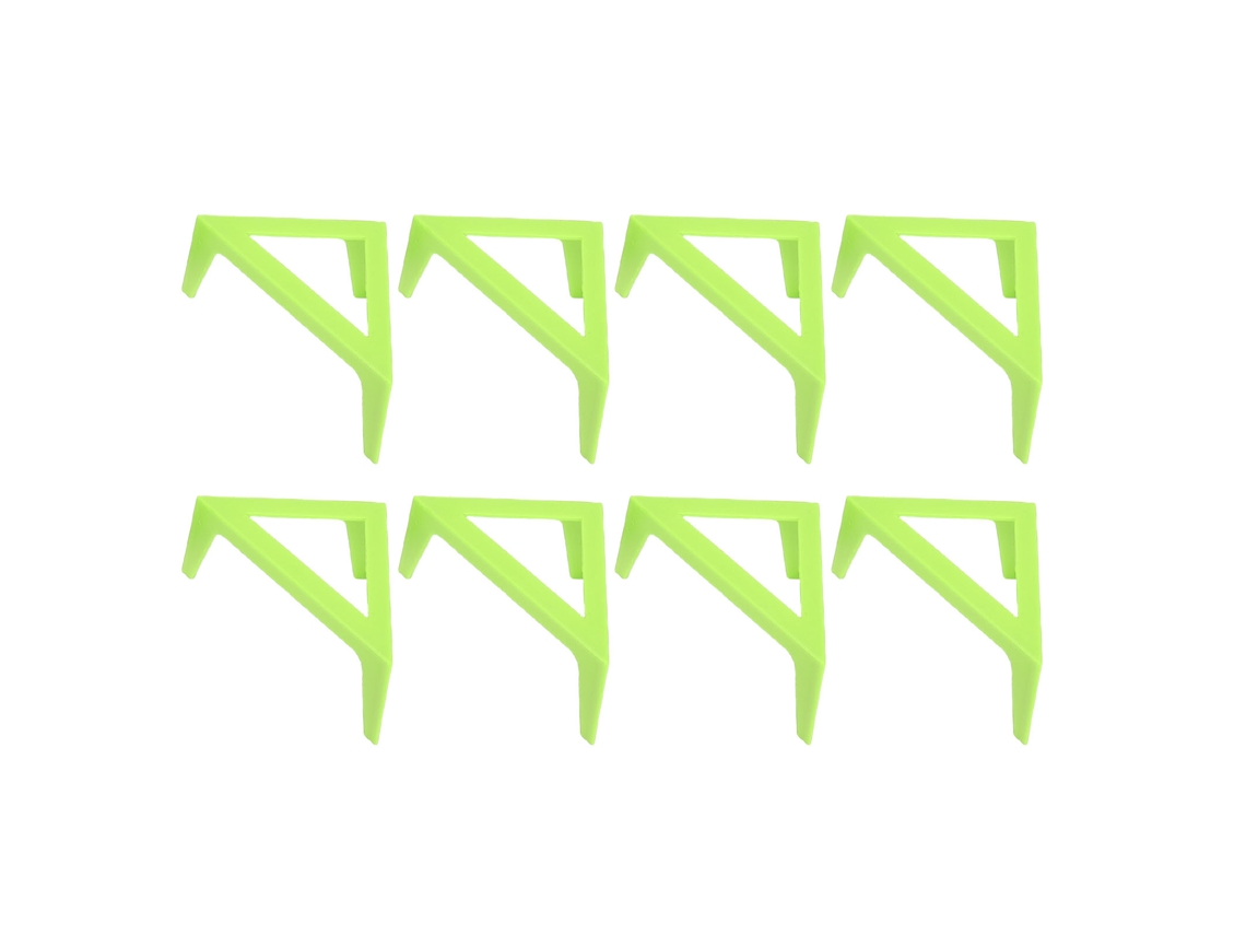 Conjunto de 8 suportes de cavalete de plástico, adequados para pintura acrílica.