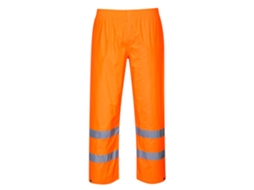 Calças De Chuva De Alta Visibilidade – Segurança E Conforto Laranja / Gg