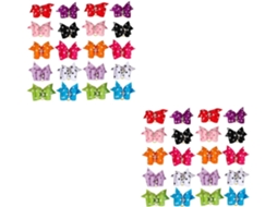 Conjunto Com 40 Laços E Acessórios Cabelo De Estimação Cães Gatos Variados
