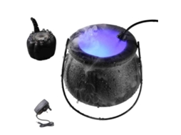 Caldeirão de Bruxa Mali com 12 Luzes LED Decorativas para Halloween, Casa, Jardim e Festas