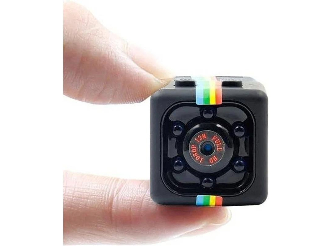 Mini Spy Camera 1080p Hd Detecção Movimento Visão Noturna Ir Portátil Recarregável Interior/exterior/carro Preto Yizhood