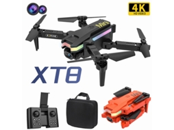 Xt8 Mini Drone4K Duração Da Bateria10 Min Preto