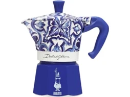 CAFETEIRA MOKA BIALETTI D&G 3CAFÉS AZUL