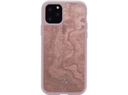 Capa iPhone 11 Pro WOODACESSORIES Bumper Stone Vermelho