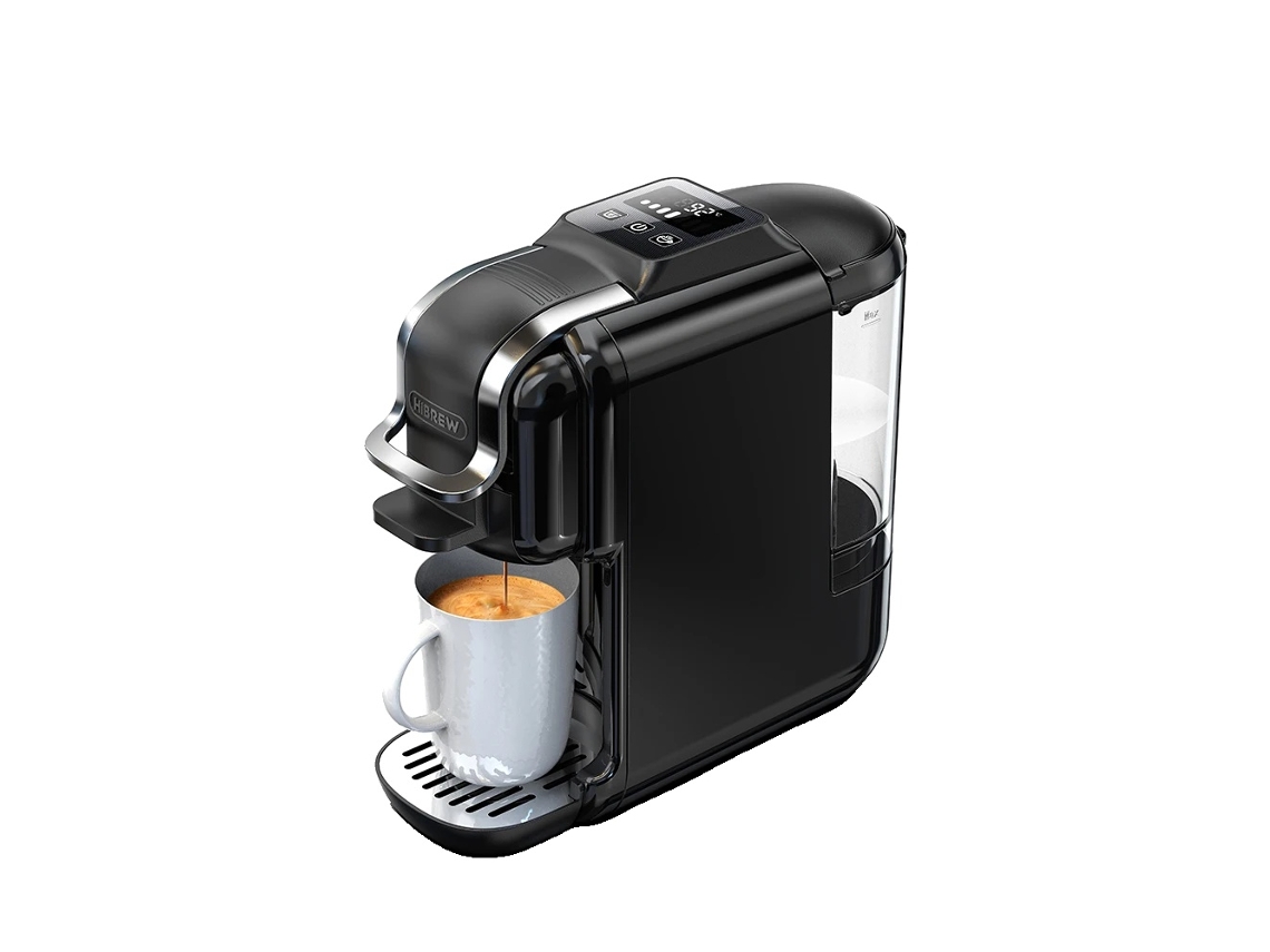 Máquina De Café, Design Compacto, Compatibilidade Versátil Com Cápsulas, H2c Preto, Ue