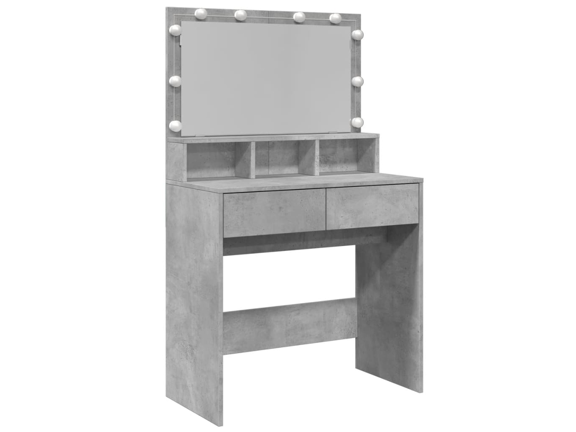 Dressing Table, Dressing Tables Vidaxl Cinzeto Madeira (n/a)