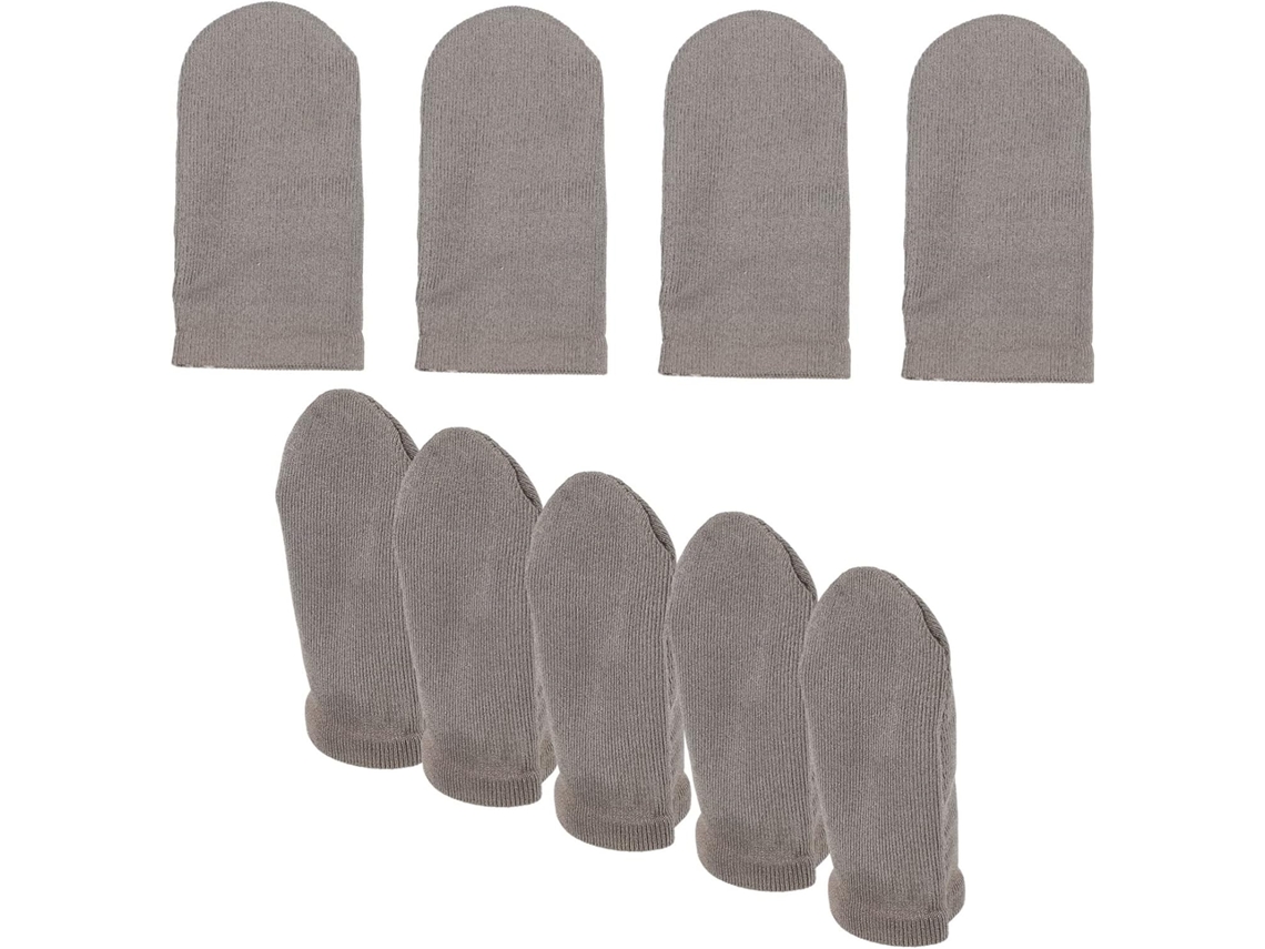 Pacote Com 10 Protetores De Dedo Nylon Antitranspirantes Para Jogos, Leves E Compactos, Protetores De Dedo Para Telas