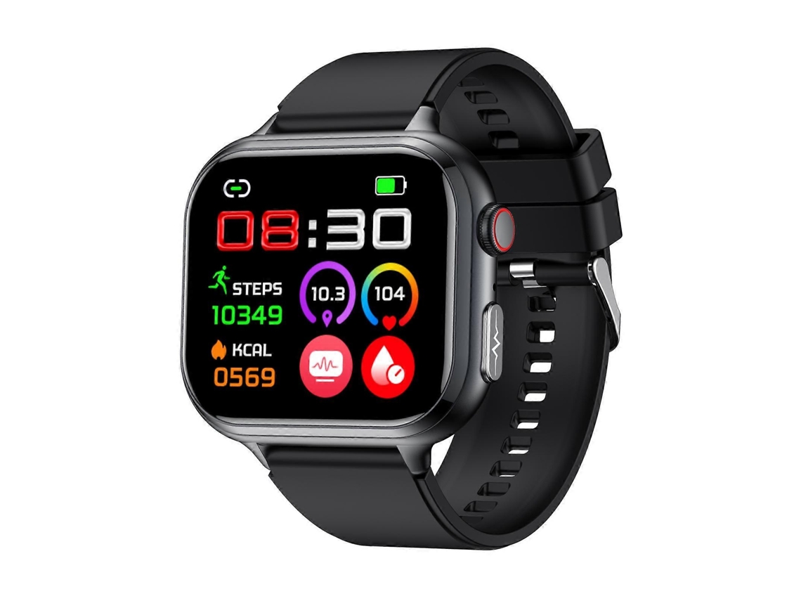 Smartwatch TK17 com pulseira de silicone e tela horizontal de 1,91 polegadas, suporta ECG e eletrocardiograma VONKELIOS