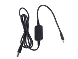 Acessórios Claros Conduzidos Da Câmera 5.5X2.5Mm Do Cctv Tipo-C 5V Ao Adaptador de 12V 8W ALLINLESS