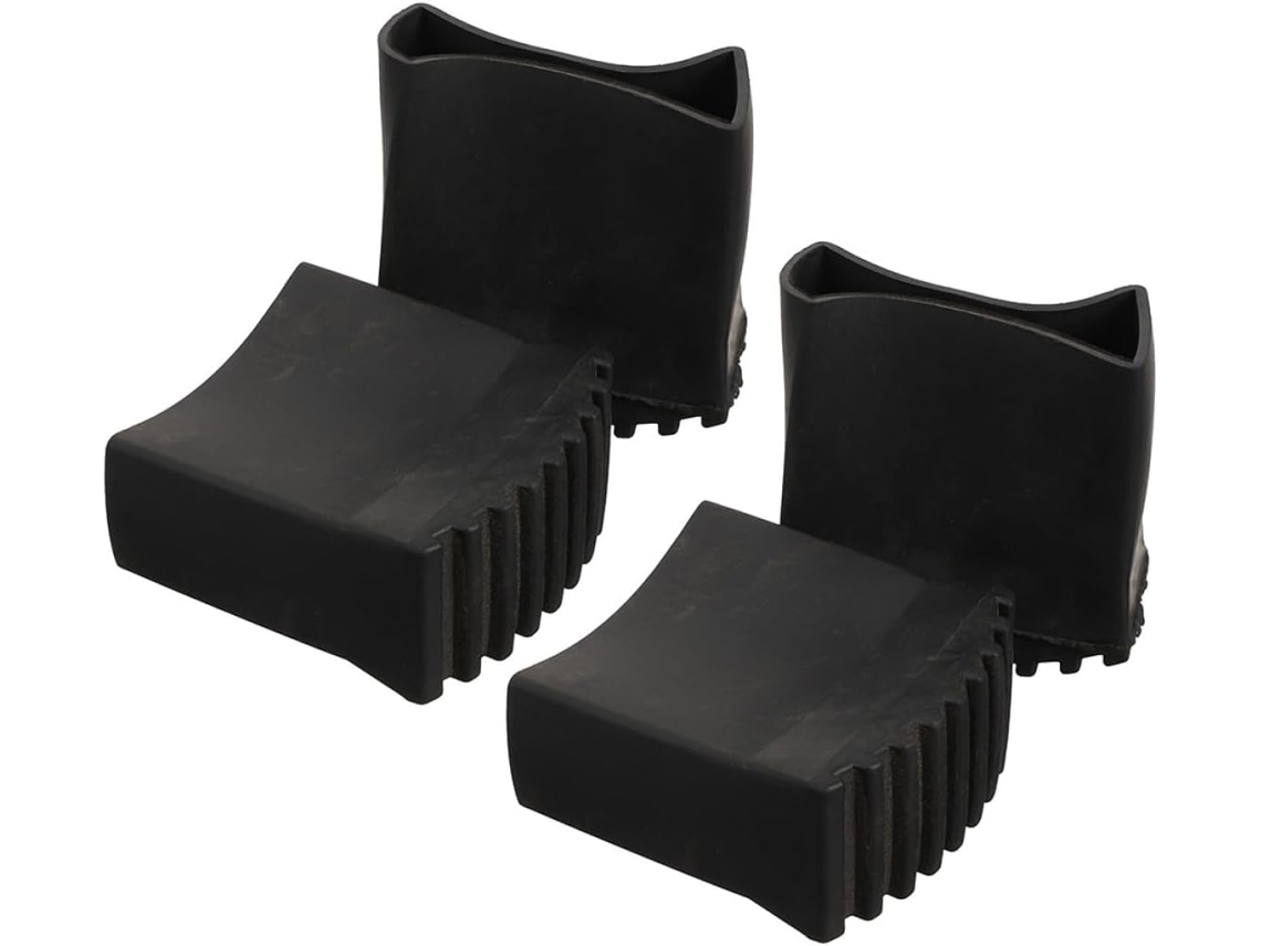 Protetores Antiderrapantes Quadrados De 5x2,5 (cm) Para Pés De Escada Dobrável