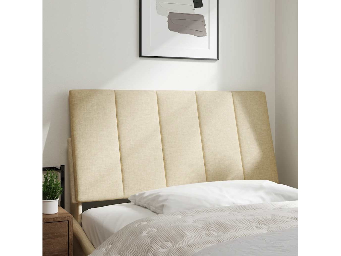 Headboard Cushion, Headboard Cushions Vidaxl Creme Tecido (100 Cm)