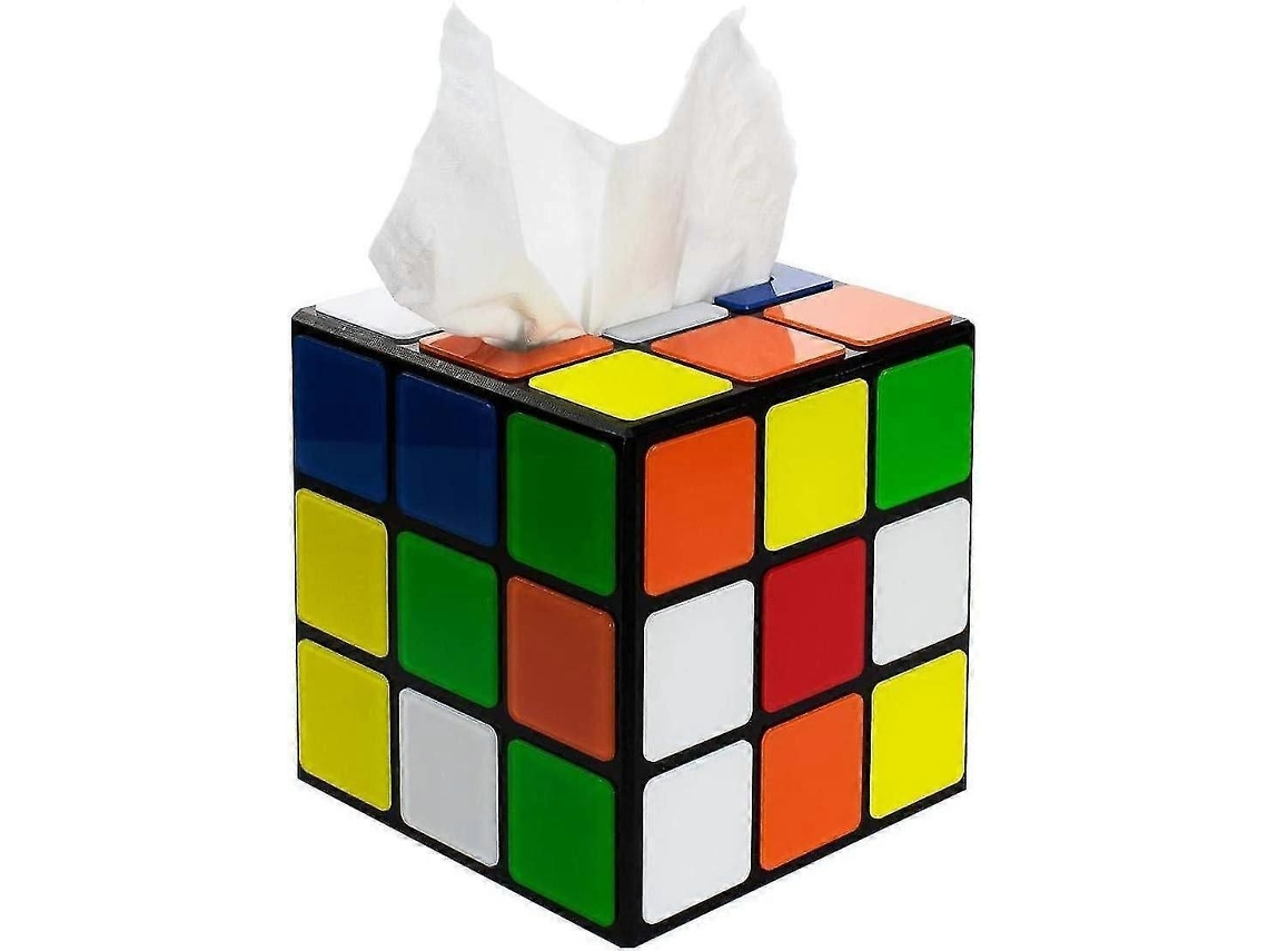 Capa De Caixa De Lenços De Plástico Com Ímã, Multicolorida