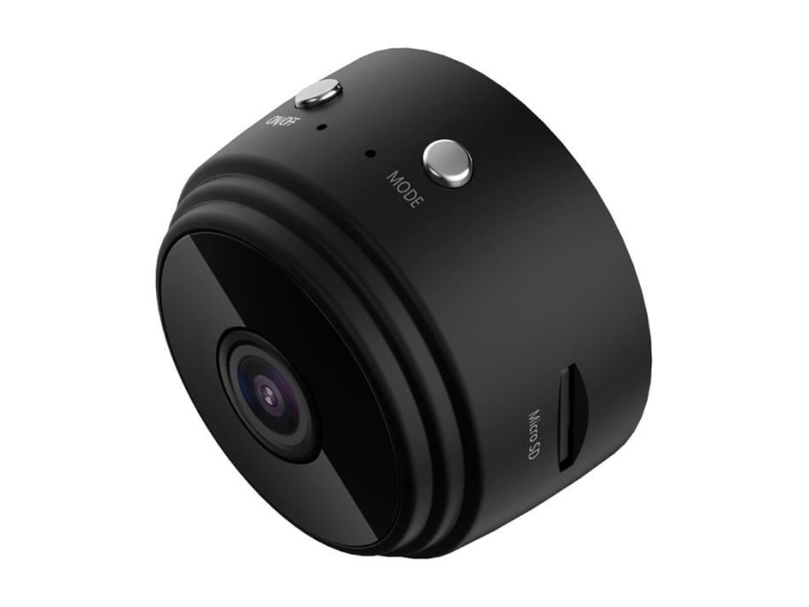 01black A9 Full HD 720P Mini Câmera IP Wifi com Visão Noturna Infravermelha, detecção de mo S/MARCA