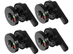 Conjunto De 4-fechaduras Indicadoras Para Portas Divisórias, Acessório Para Banheiro Público