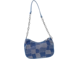 Bolsa Feminina Xadrez Para Usar Embaixo Do Braço, Bolsa De Mão Leve E Moderna Em Jeans. Bolsa Feminina Xadrez Para Usar Embaixo Do Braç Gokoco