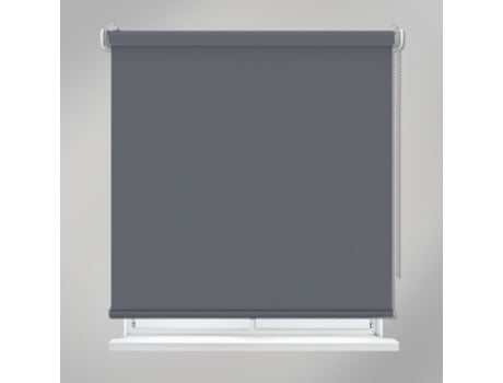 Cortina de Rolo Blackout Cinzo Escuro 150*180Cm BOD HOME