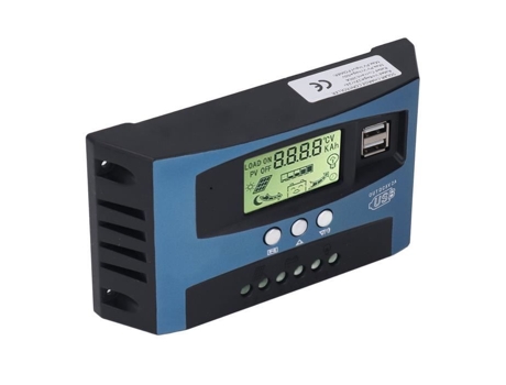 Qiilu MPPT controlador solar MPPT controlador de carga solar rastreamento de carga display digital em tempo real controlador de carga solar QIILU