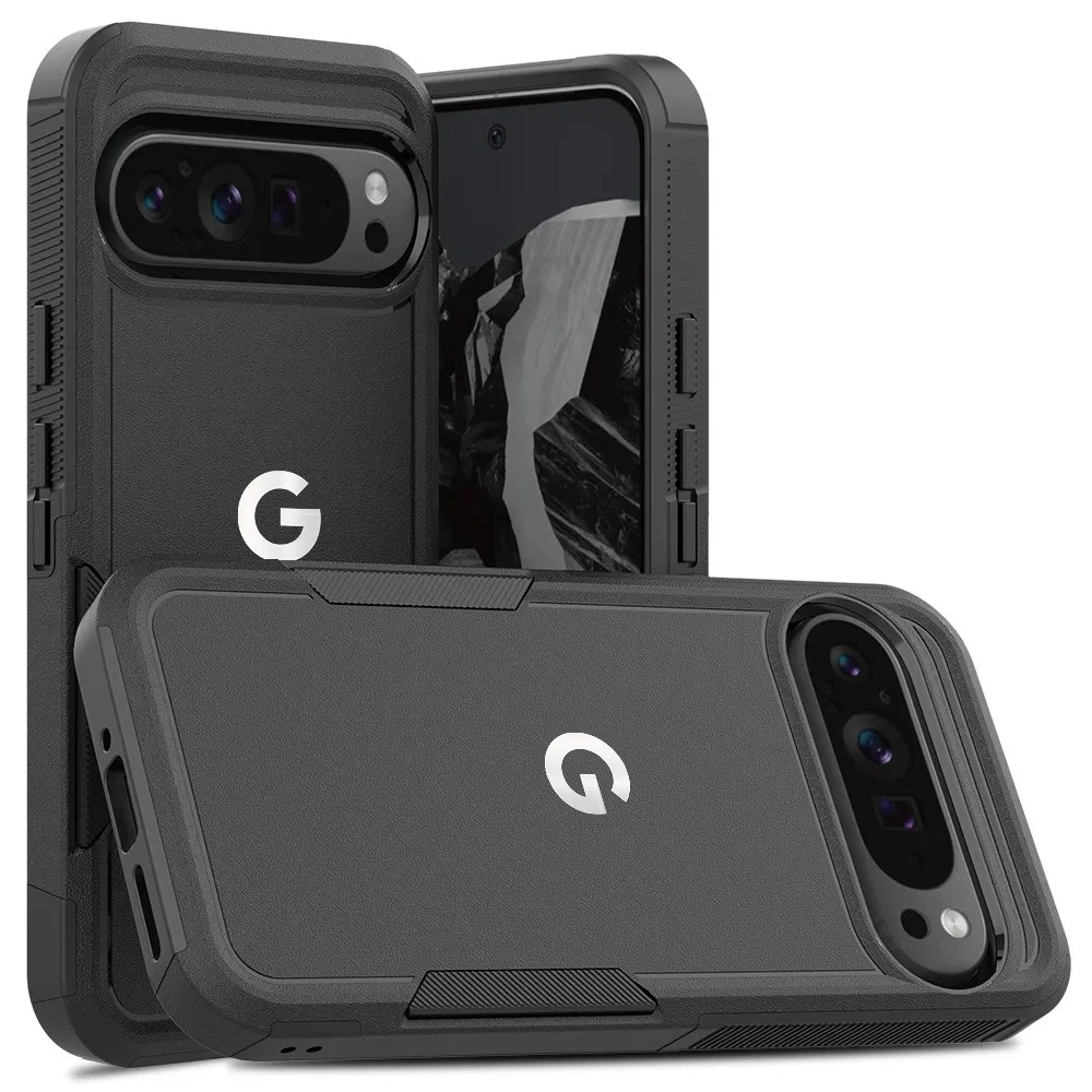 (preto, Google Pixel 7 Pro) Capa De Celular Blindada Ott Resistente A Quedas De Nível Militar, Robusta E Durável, À Prova De Choque.