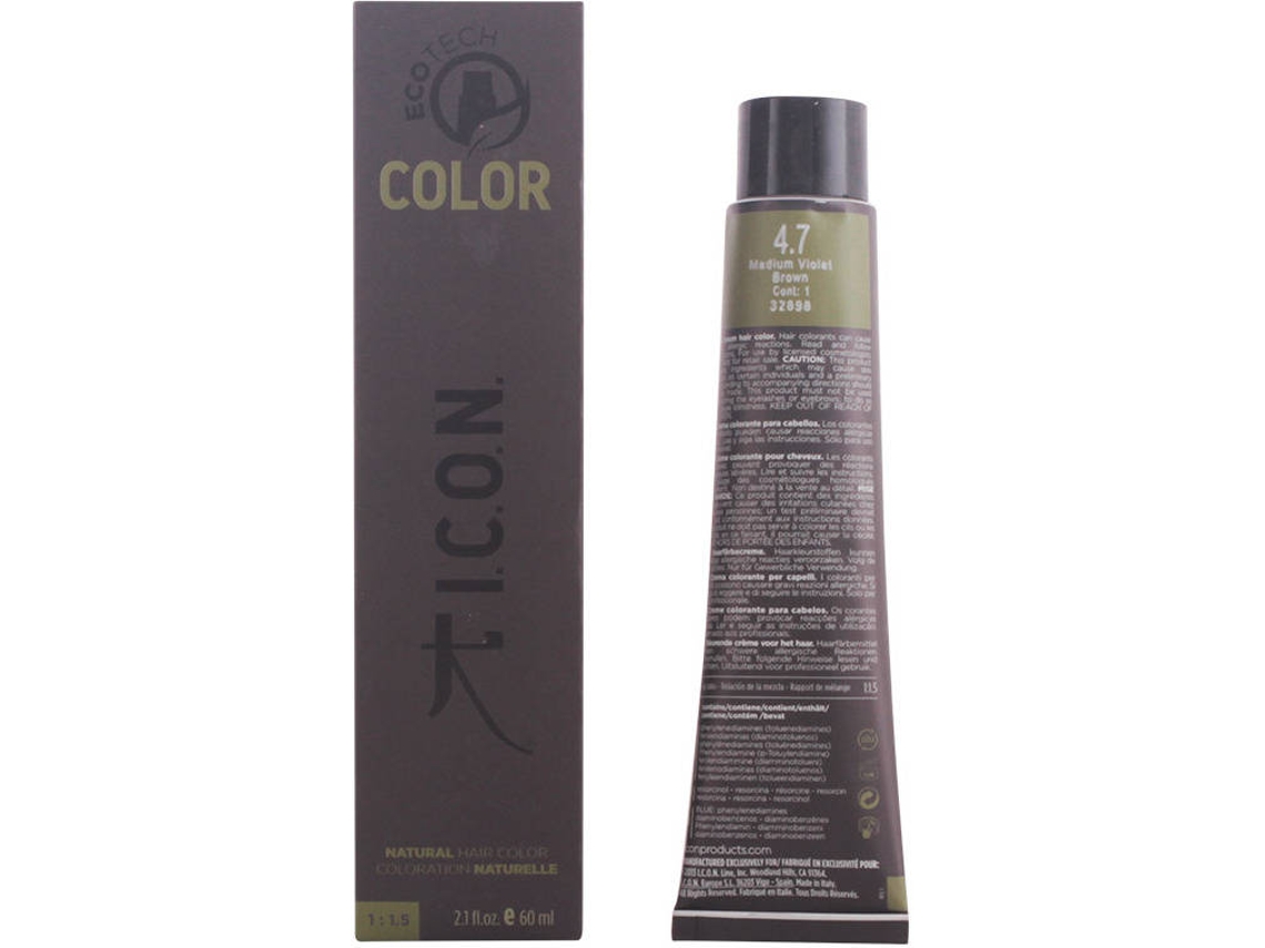 Coloração I.C.O.N. Ecotech Color Natural Color 4 7 Medium Violet Brown (60 ml)