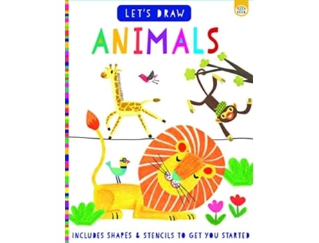 Livro Lets Draw Animals De Elizabeth Golding (inglês)