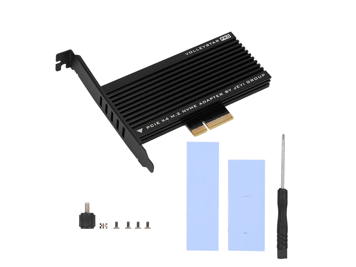 Placa Adaptadora M.2 Nvme Ssd Conversor Riser De Expansão Pcie-3.0 X4 Com Boa Ventilação