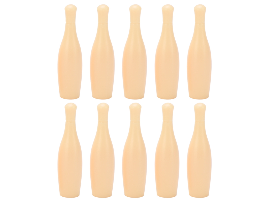 Conjunto De Pinos De Bowling Plástico Mini Jogo De Mesa Para Crianças Toddlers Brinquedo Educativo Interior