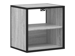 Mesa de Cabeceira de Parede Cinzento Sonoma MAISON EXCLUSIVE (40x31x39,5 cm)
