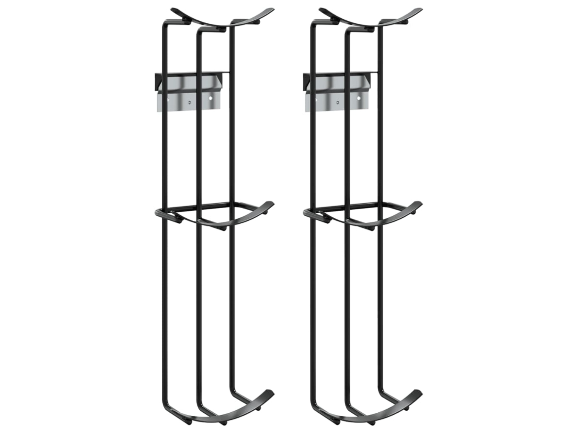 Vidaxl Copos De Salto Para Barril 2 Pcs Aço Preto