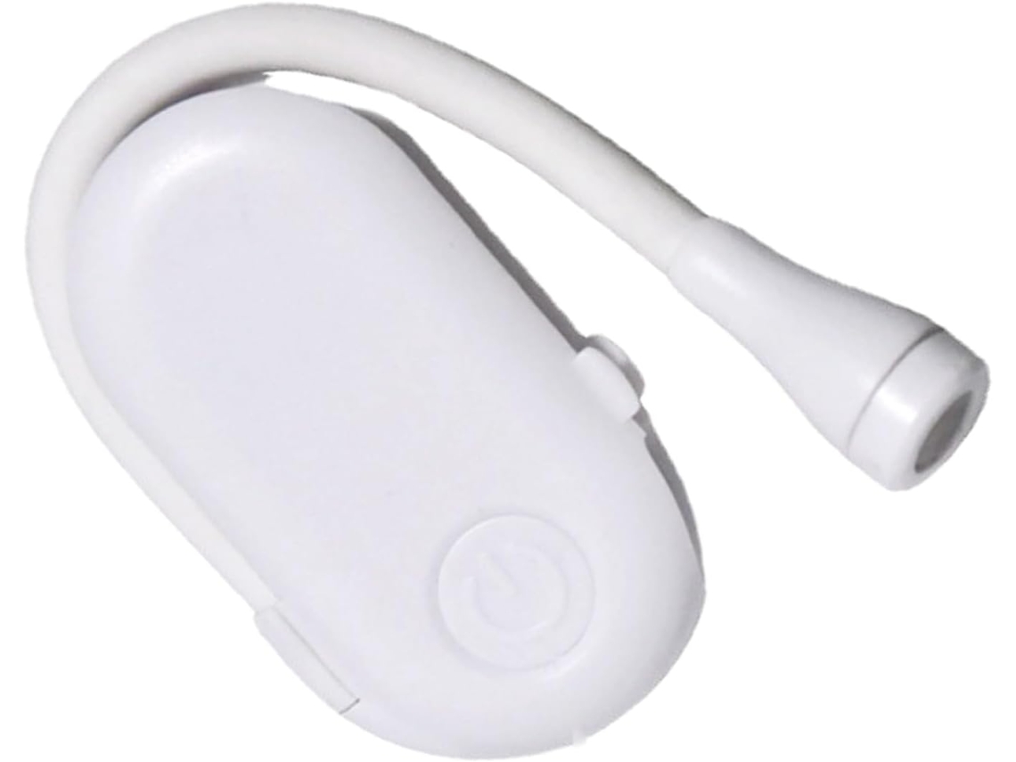 Luminária De Clipe Recarregável Fdit, Luminária De Leitura Ajustável E Recarregável, Com Carregamento Usb, Ideal Para
