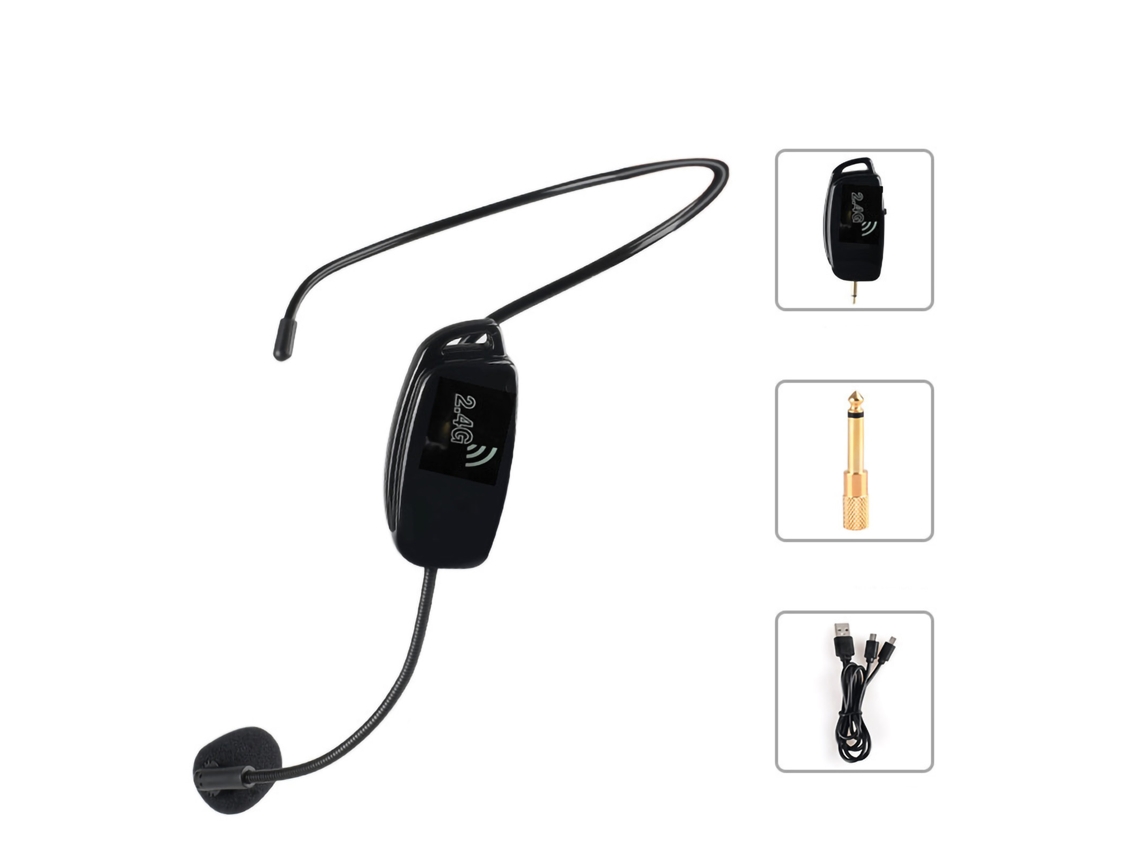Fone Sem Fio LAXISCREED Uhf 2.4g com Microfone