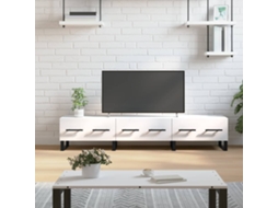 Vidaxl Móvel De Tv 150x36x30 Cm Derivados De Madeira Branco