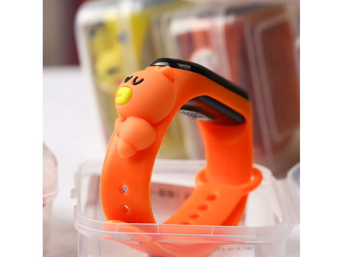 Relógio Digital Esportivo Infantil Com Led À Prova D'água E Decoração De Pato Laranja